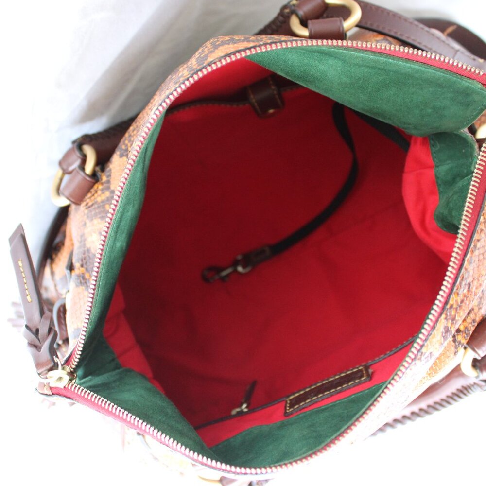 Dooney & Bourke Snakeskin python leather Florenti… - image 9